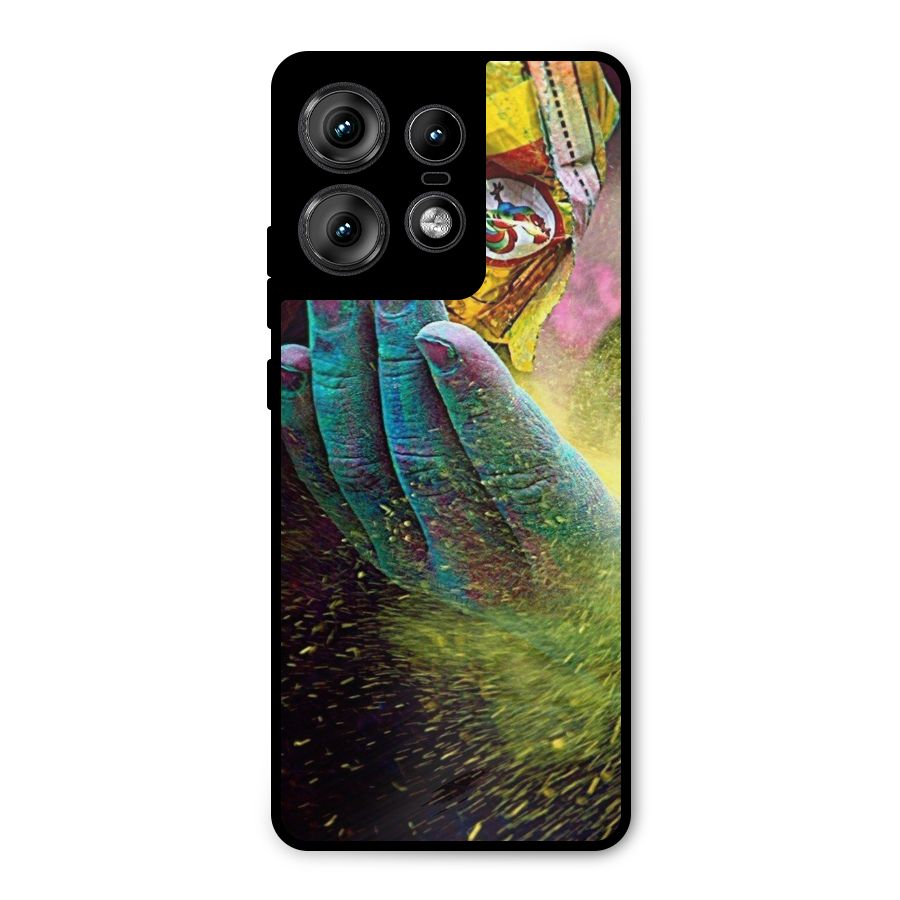 Colours Metal Back Case for Motorola Edge 50 Pro