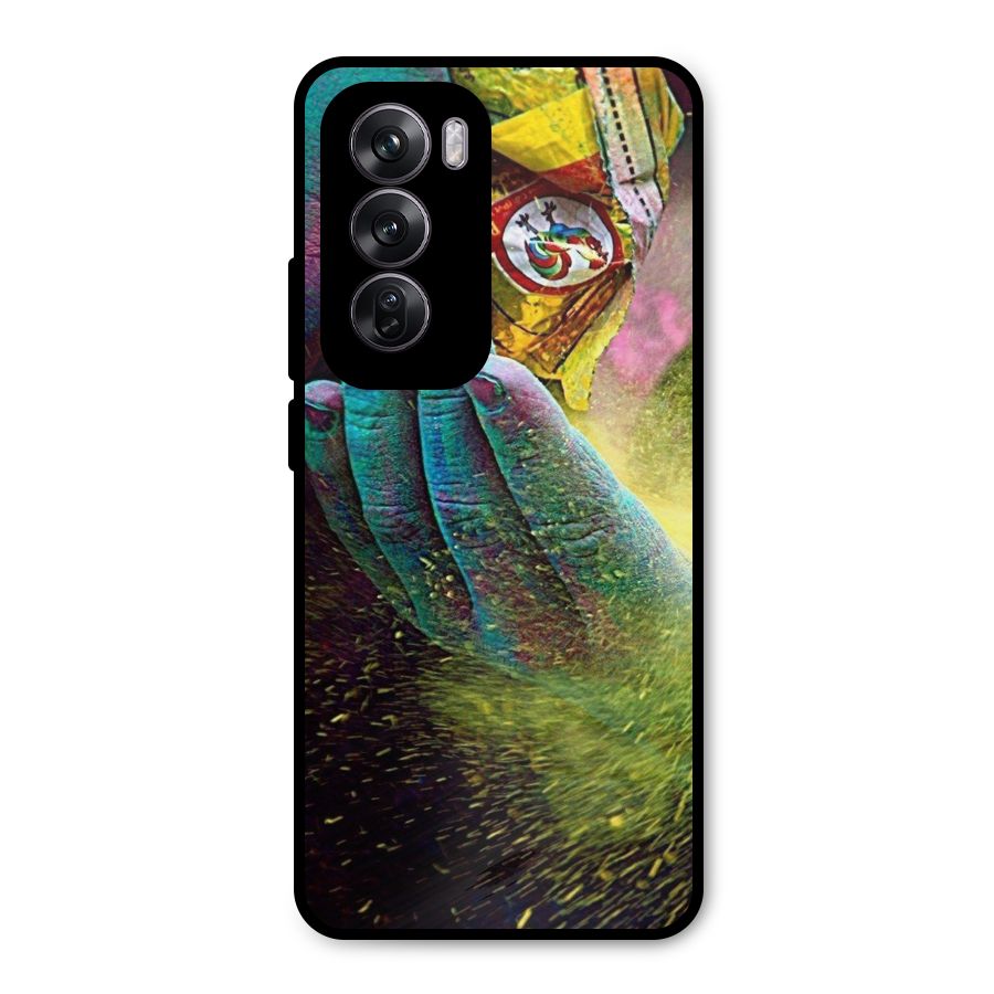 Colours Metal Back Case for Oppo Reno12 Pro
