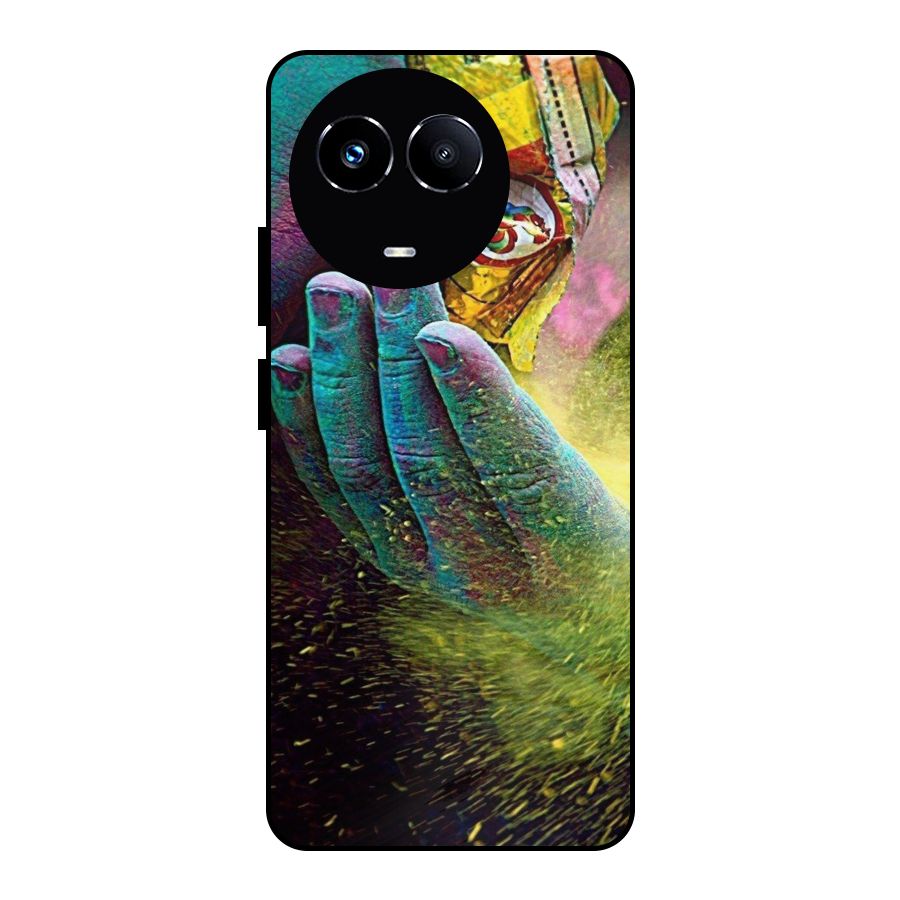 Colours Metal Back Case for Realme 11X