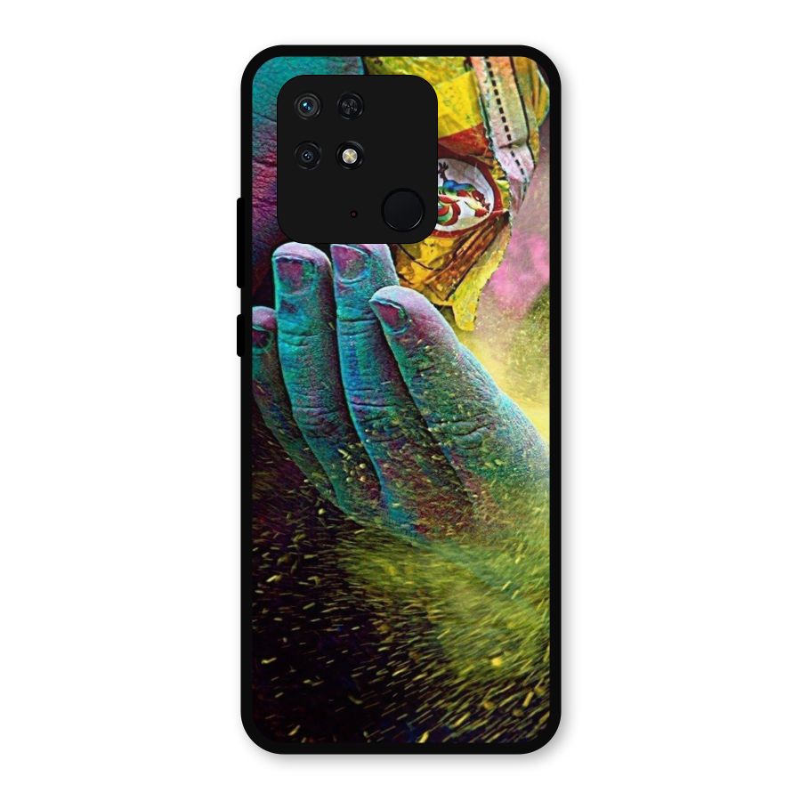Colours Metal Back Case for Redmi 10