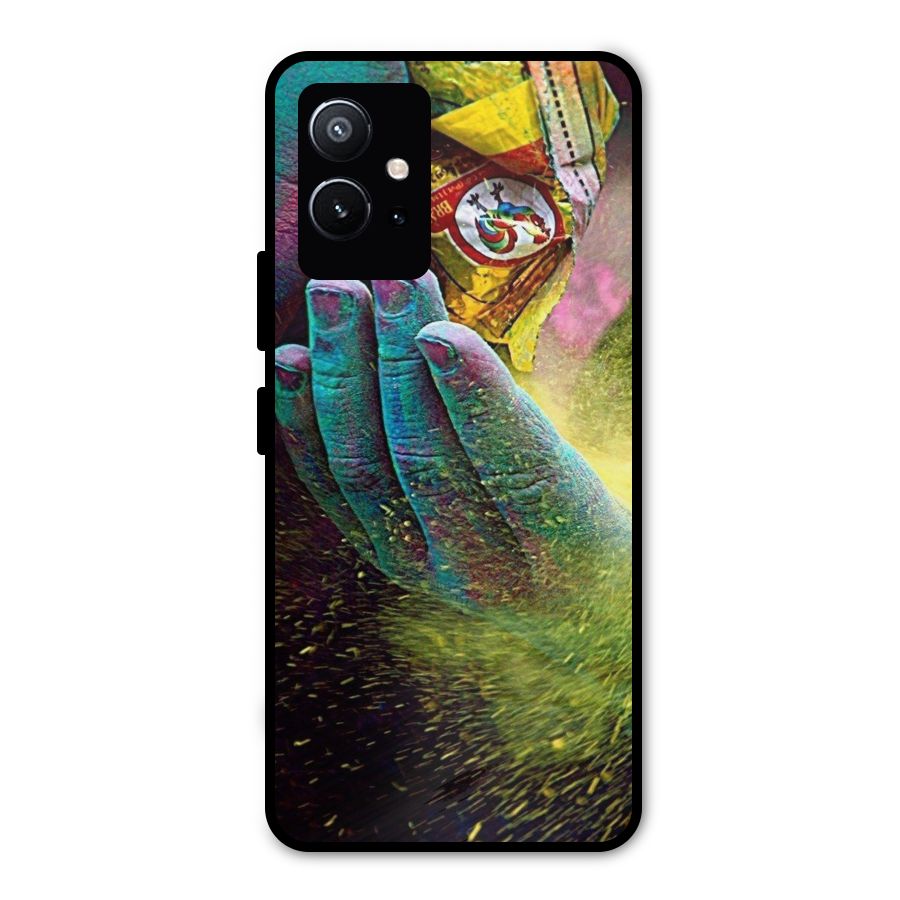 Colours Metal Back Case for Vivo T1 5G
