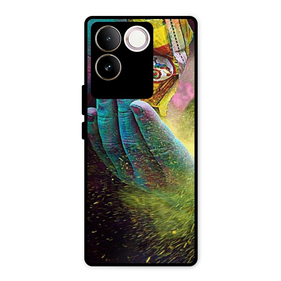 Colours Metal Back Case for Vivo T2 Pro