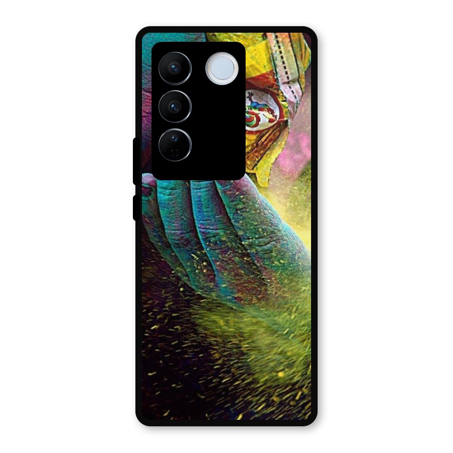 Colours Metal Back Case for Vivo V27 Pro