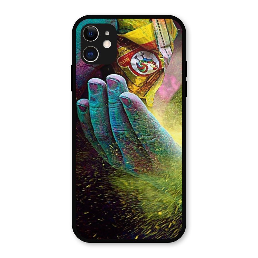 Colours Metal Back Case for iPhone 11
