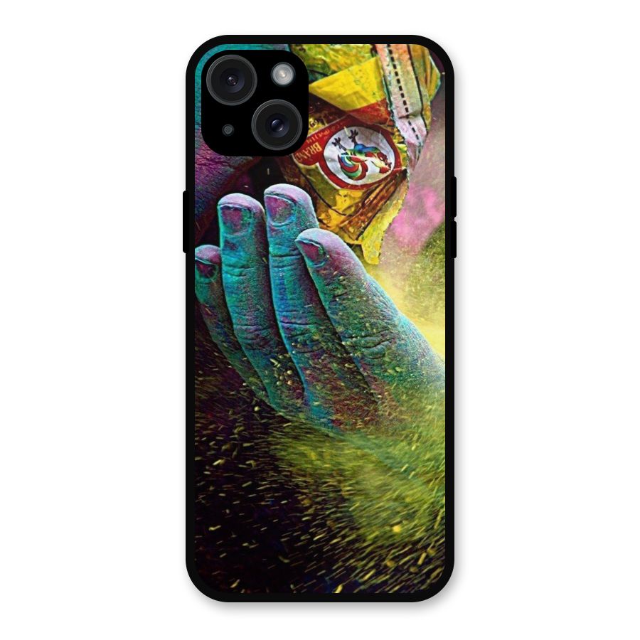 Colours Metal Back Case for iPhone 15 Plus