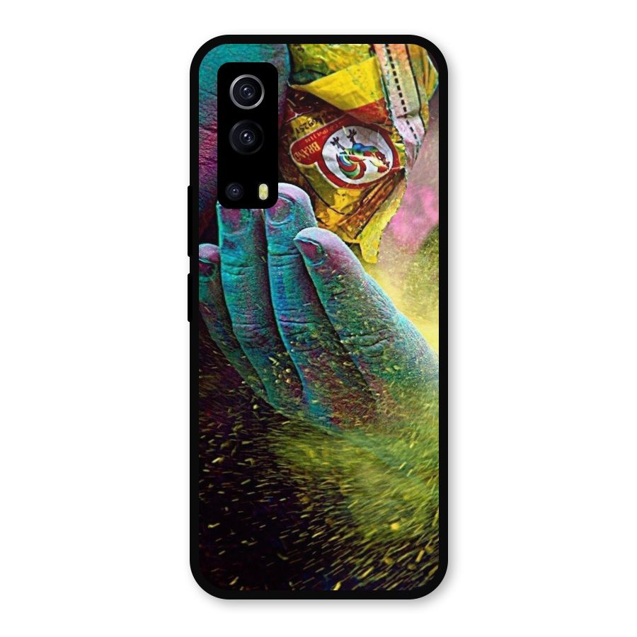 Colours Metal Back Case for iQOO Z3