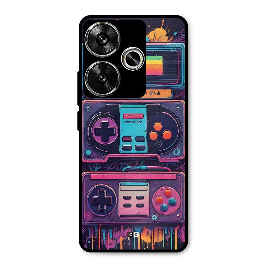 Comic Gaming Console Metal Back Case for Poco F6