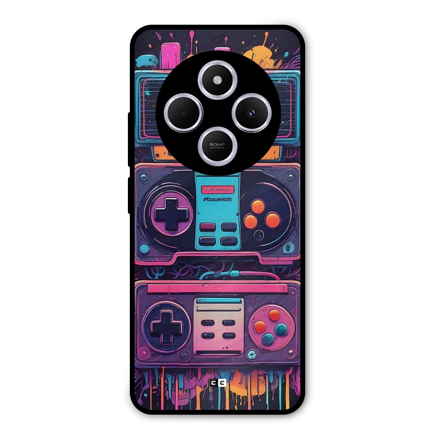 Comic Gaming Console Metal Back Case for Poco M7