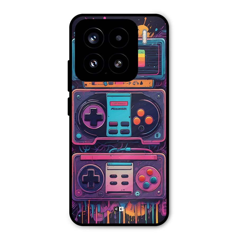 Comic Gaming Console Metal Back Case for Xiaomi 15