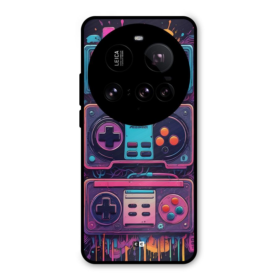 Comic Gaming Console Metal Back Case for Xiaomi 15 Ultra