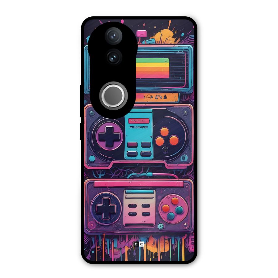 Comic Gaming Console Metal Back Case for iQOO Z10R