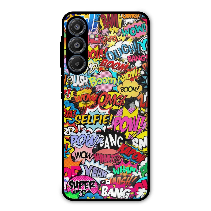 Comic Ringtone Metal Back Case for Galaxy A16 5G