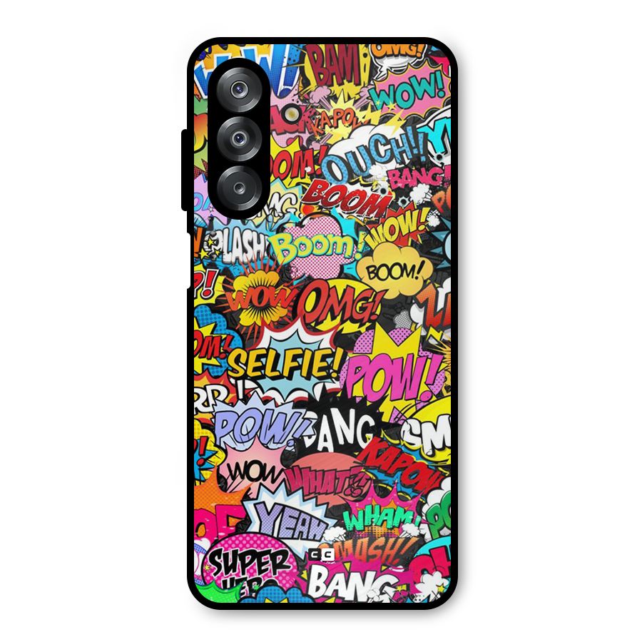 Comic Ringtone Metal Back Case for Galaxy A26