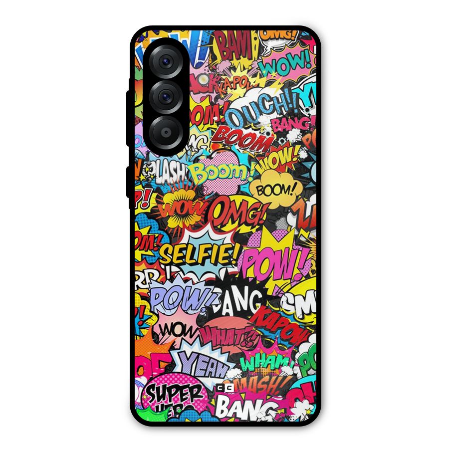 Comic Ringtone Metal Back Case for Galaxy A56