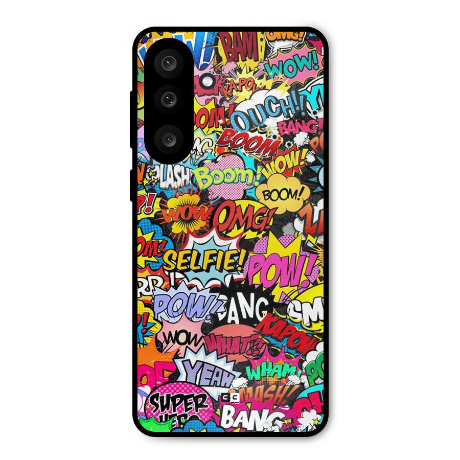 Comic Ringtone Metal Back Case for Galaxy F56