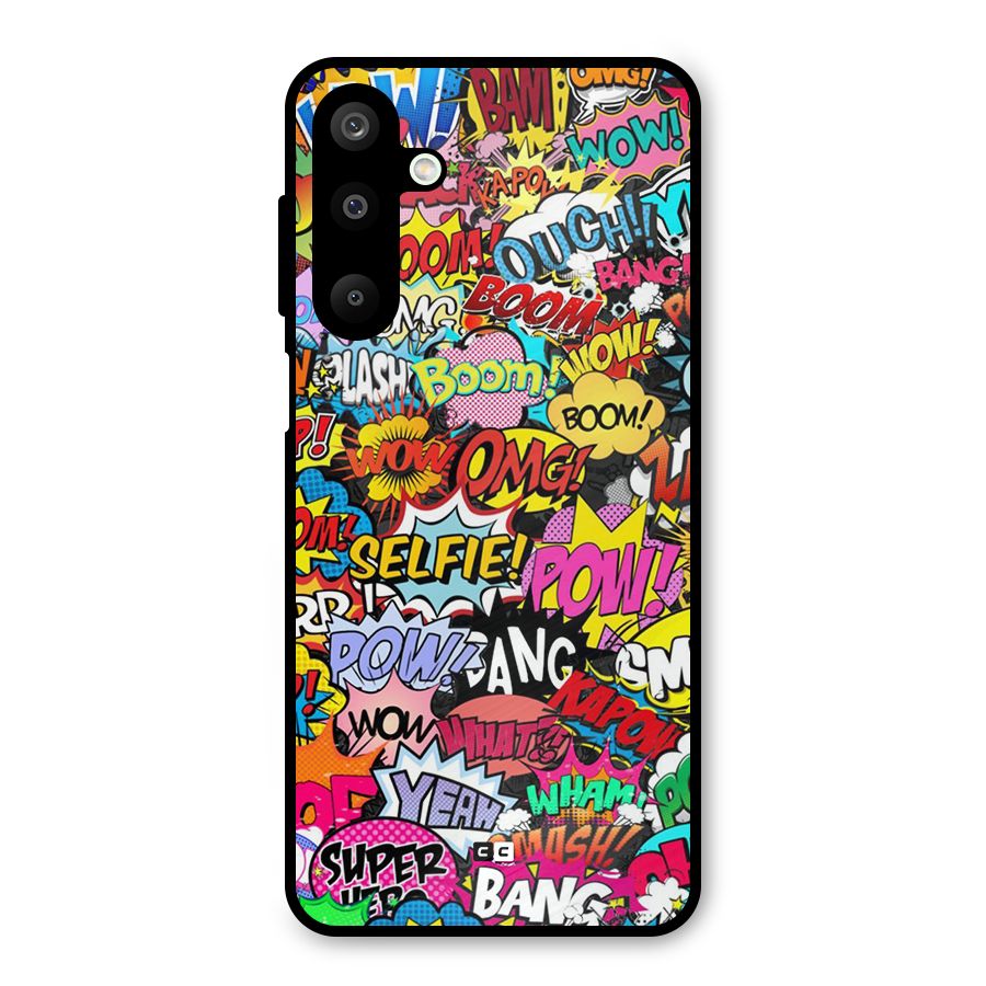 Comic Ringtone Metal Back Case for Galaxy M16