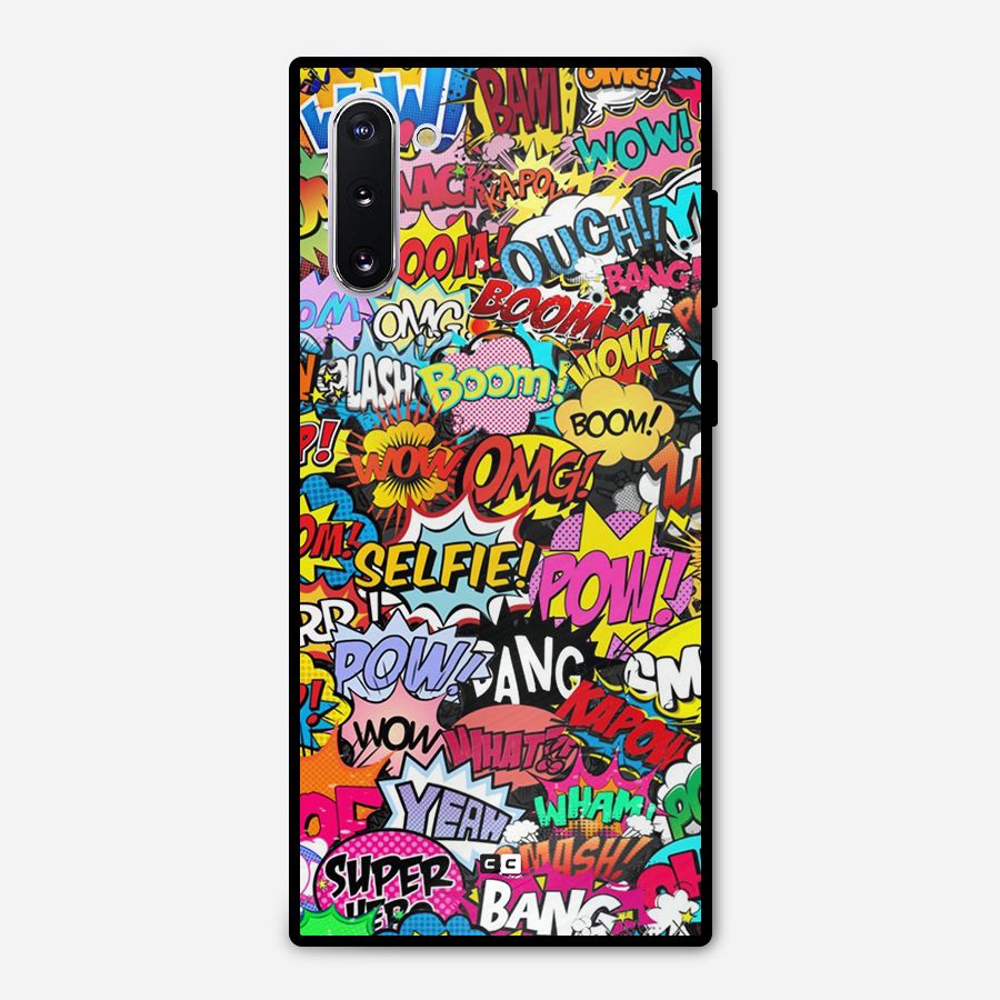 Comic Ringtone Metal Back Case for Galaxy Note 10