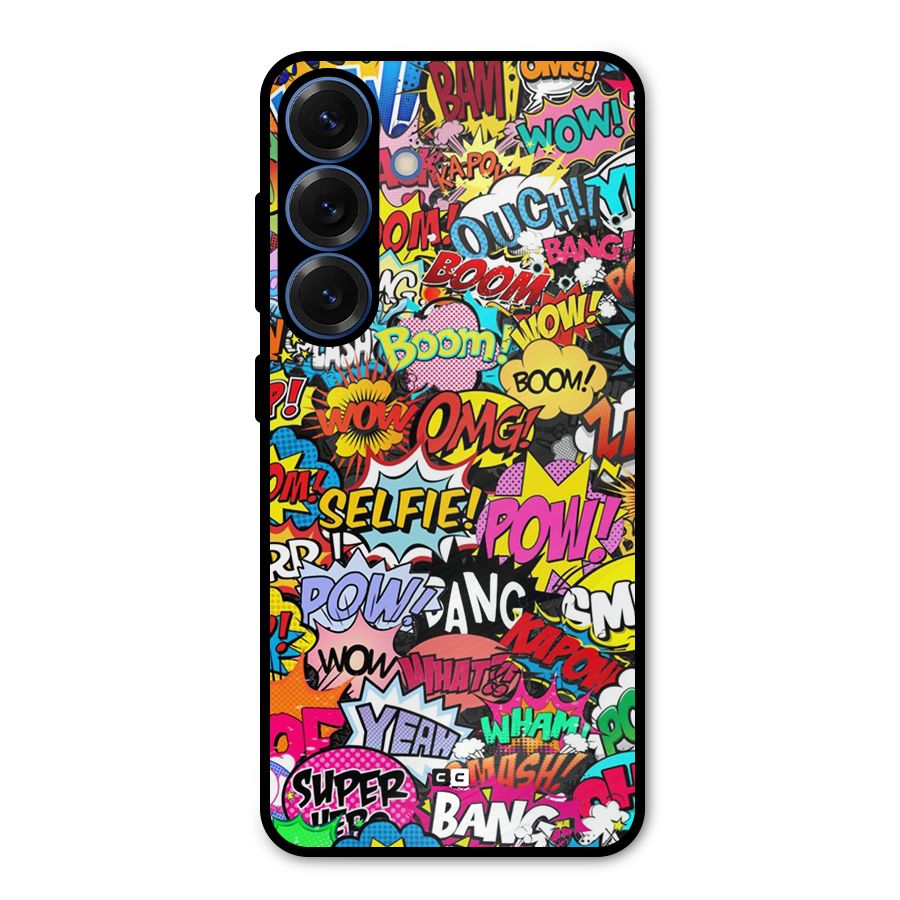 Comic Ringtone Metal Back Case for Galaxy S25