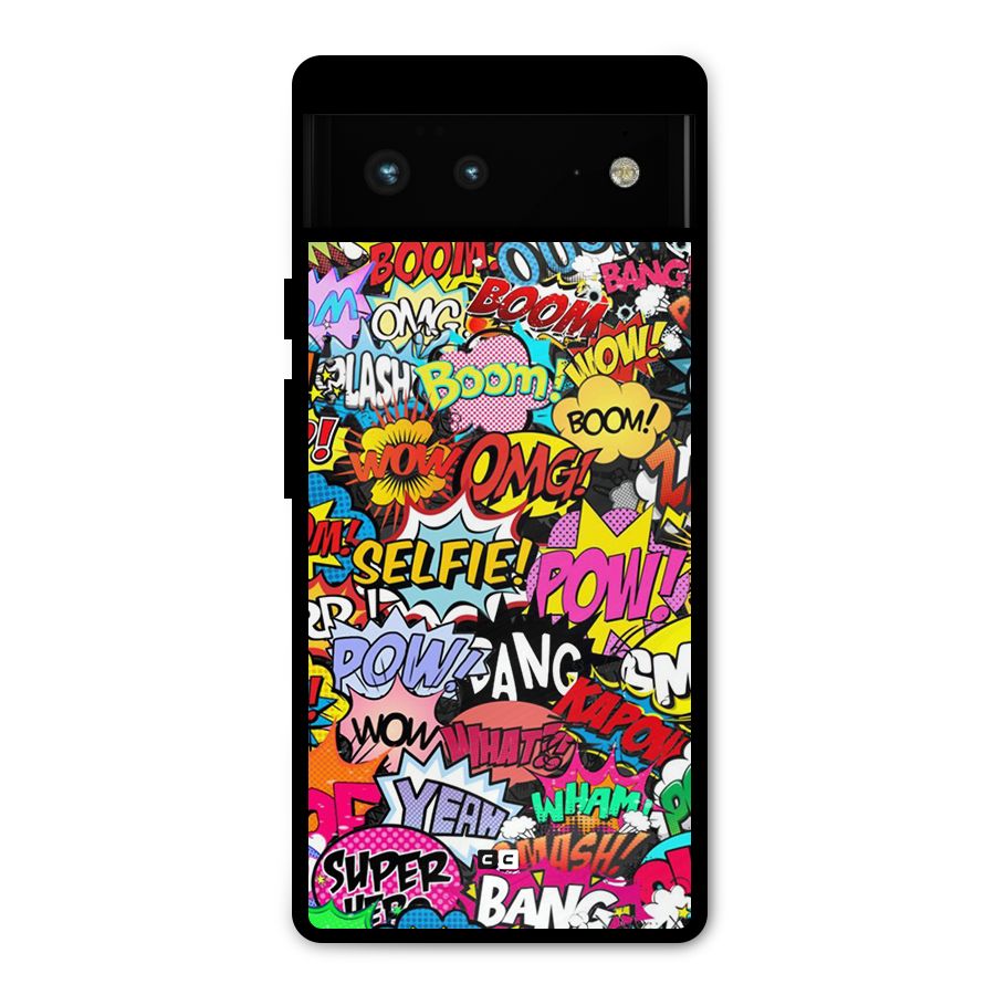 Comic Ringtone Metal Back Case for Google Pixel 6