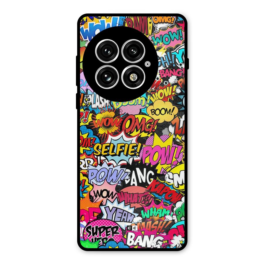 Comic Ringtone Metal Back Case for OnePlus 13