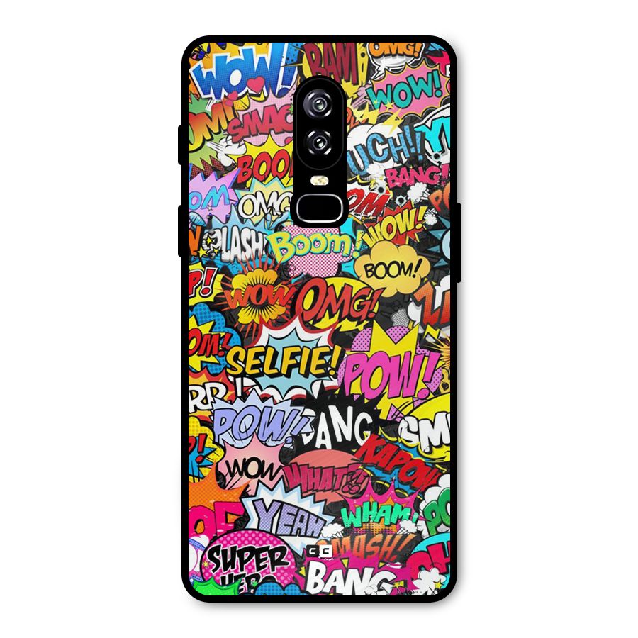 Comic Ringtone Metal Back Case for OnePlus 6