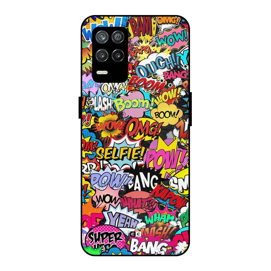 Comic Ringtone Metal Back Case for Realme 9 5G