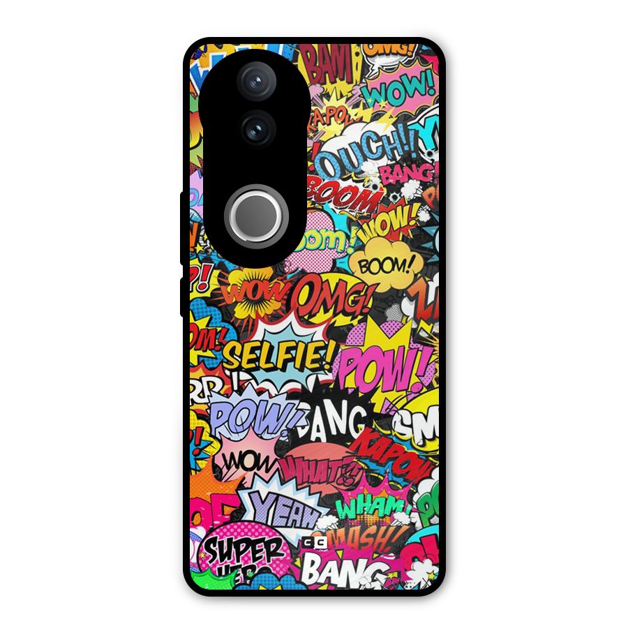 Comic Ringtone Metal Back Case for Vivo V50e