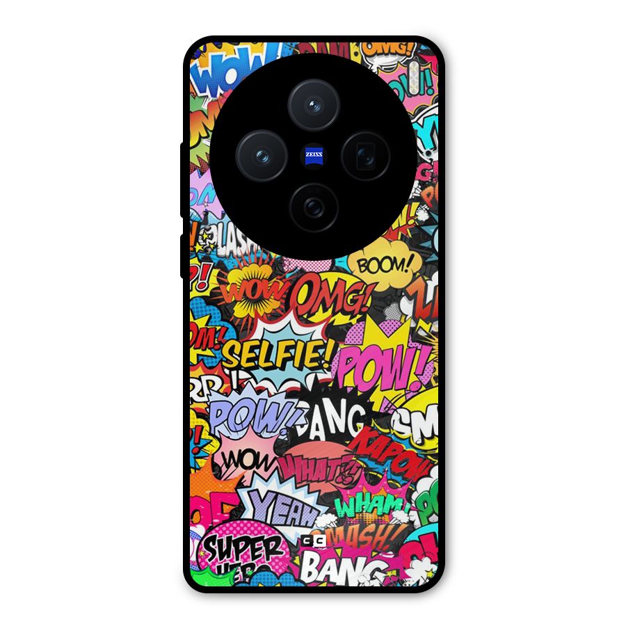 Comic Ringtone Metal Back Case for Vivo X200