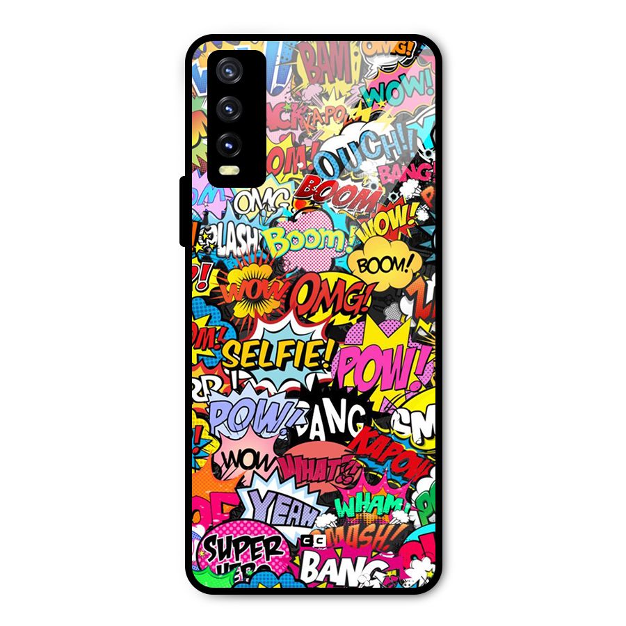Comic Ringtone Metal Back Case for Vivo Y20