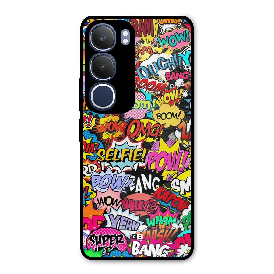 Comic Ringtone Metal Back Case for Vivo Y29