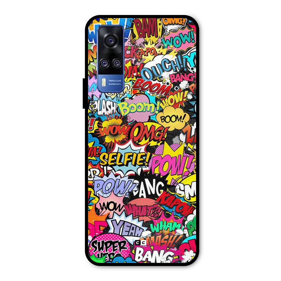 Comic Ringtone Metal Back Case for Vivo Y51A