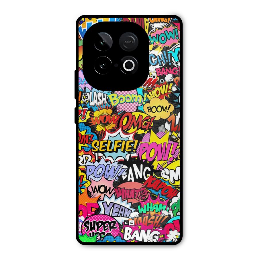 Comic Ringtone Metal Back Case for iQOO Neo 10