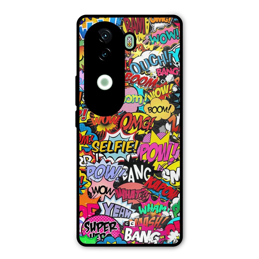 Comic Ringtone Metal Back Case for iQOO Z9s