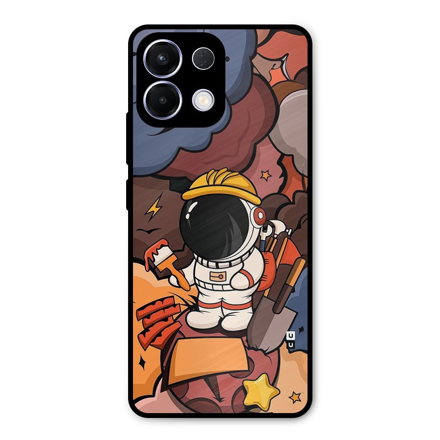 Comic Space Astronaut Metal Back Case for Oppo K13