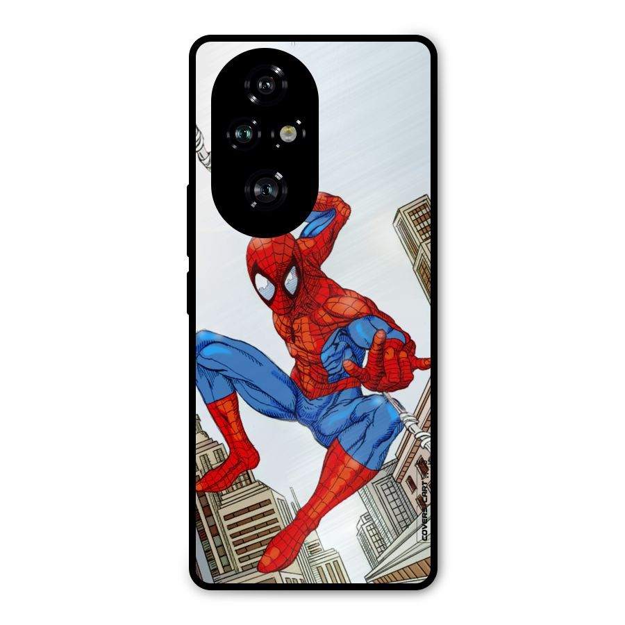 Comic Spider Man Metal Back Case for Honor 200 Pro