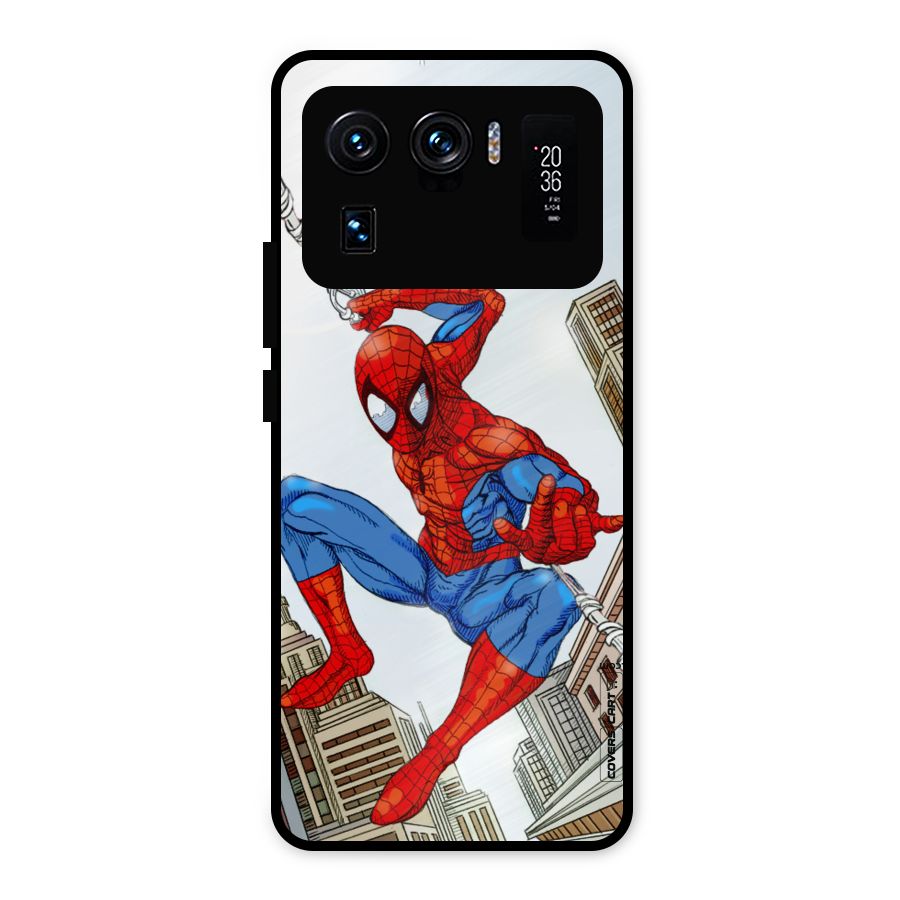 Comic Spider Man Metal Back Case for Mi 11 Ultra