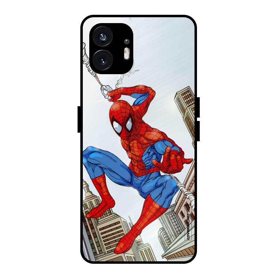 Comic Spider Man Metal Back Case for Nothing Phone 2