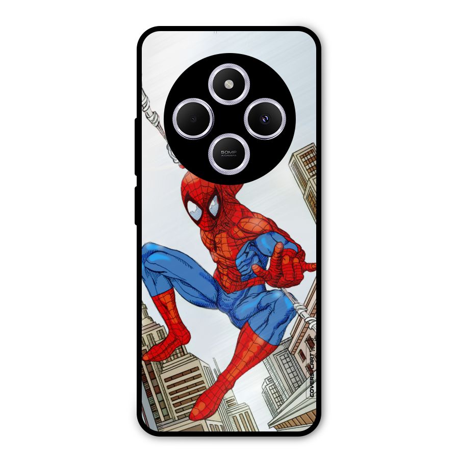 Comic Spider Man Metal Back Case for Poco M7