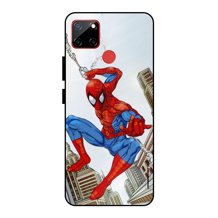 Comic Spider Man Metal Back Case for Realme C12