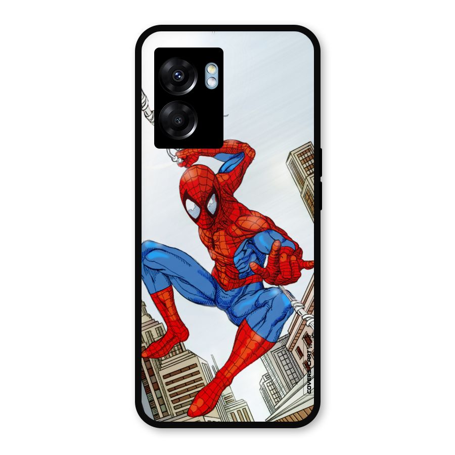 Comic Spider Man Metal Back Case for Realme Narzo 50 5G