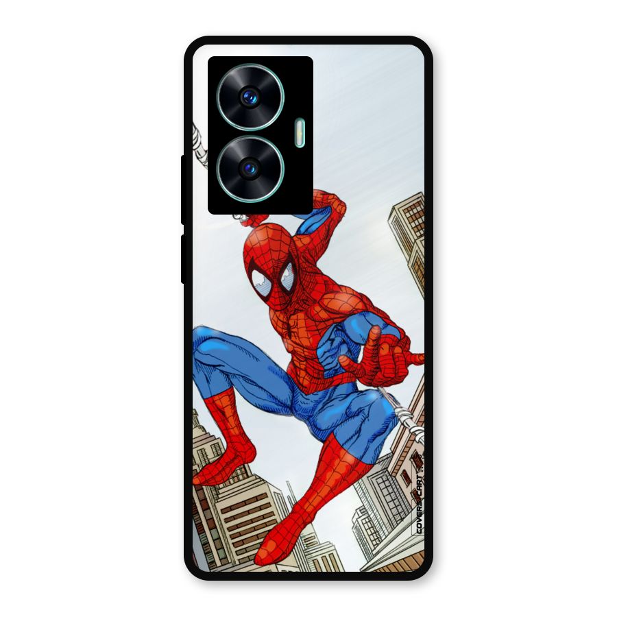 Comic Spider Man Metal Back Case for Realme Narzo N55