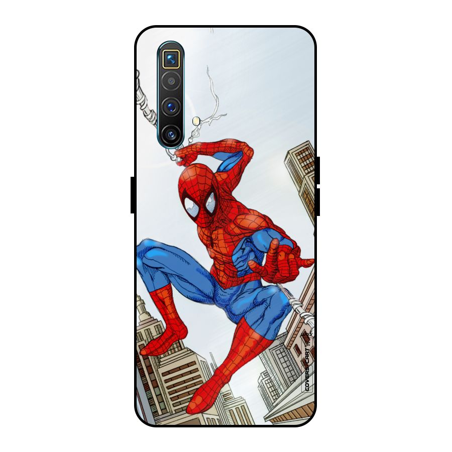Comic Spider Man Metal Back Case for Realme X3