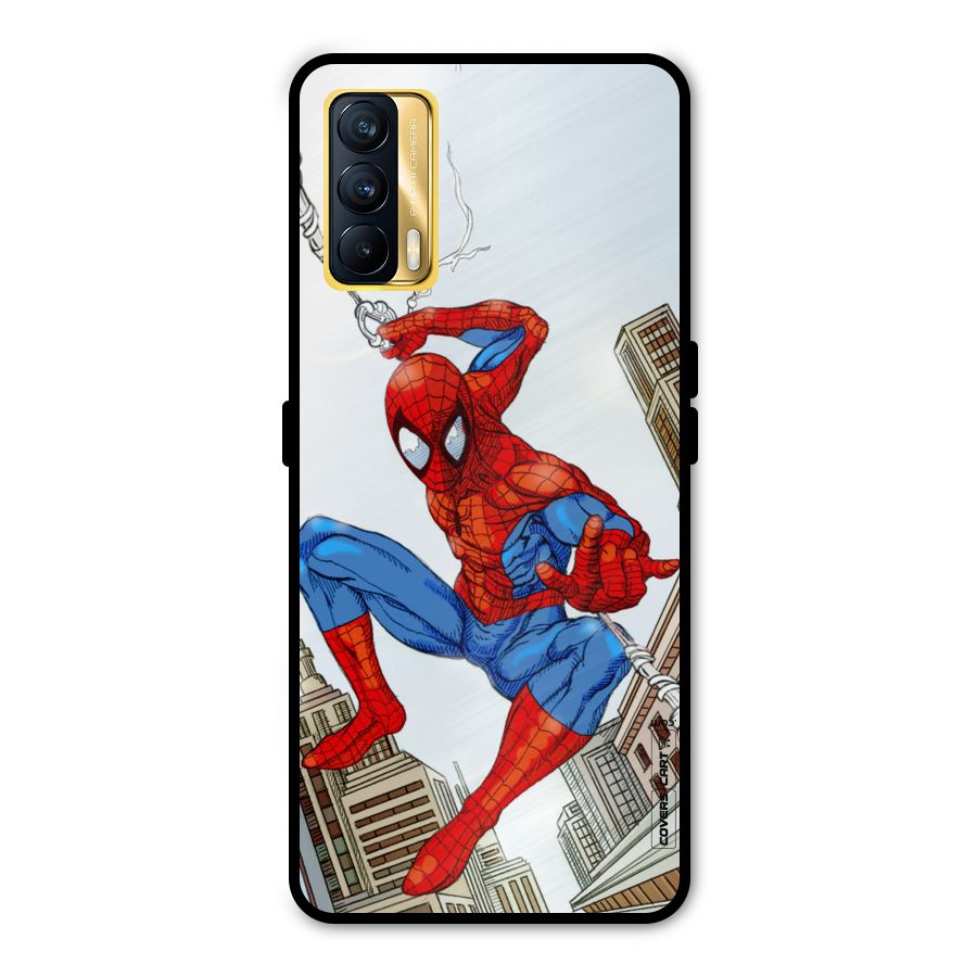 Comic Spider Man Metal Back Case for Realme X7