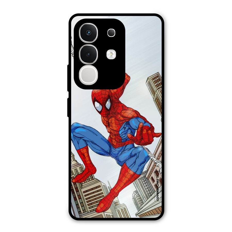 Comic Spider Man Metal Back Case for Vivo T4x