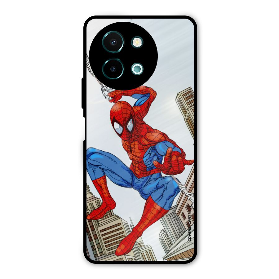 Comic Spider Man Metal Back Case for Vivo Y58