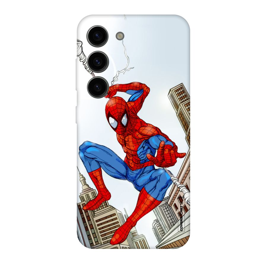 Comic Spider Man Original Polycarbonate Back Case for Galaxy S23