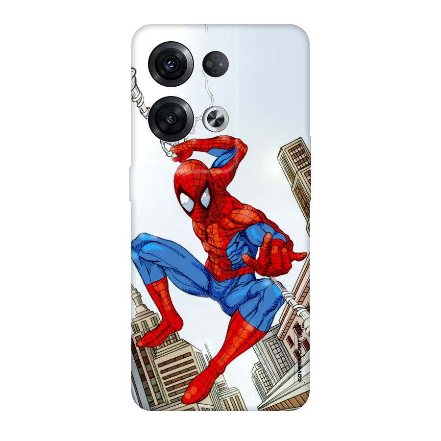 Comic Spider Man Original Polycarbonate Back Case for Oppo Reno8 Pro 5G