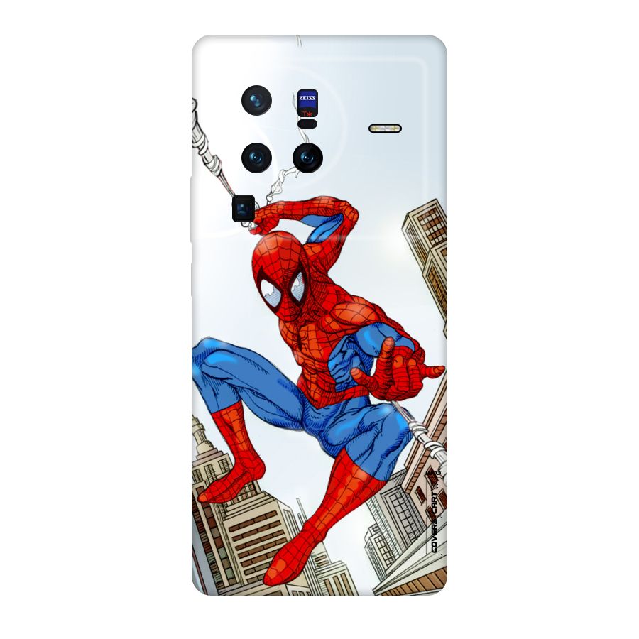 Comic Spider Man Original Polycarbonate Back Case for Vivo X80