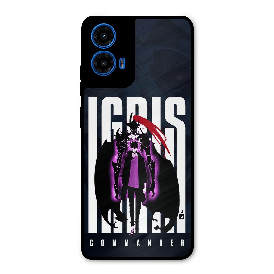 Commander Igris Metal Back Case for Moto G45