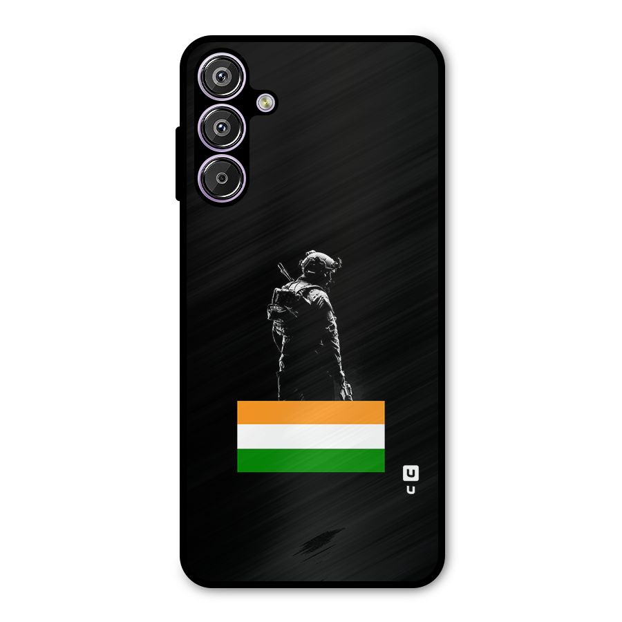 Commando Respect Metal Back Case for Galaxy F15